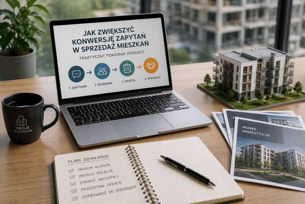 Jak zwiększyć konwersję zapytań w sprzedaż mieszkań. Praktyczny poradnik doradcy