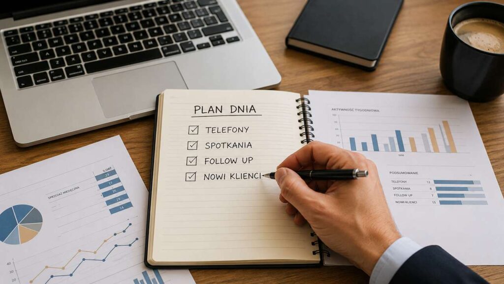 Moduł 5: Sprzedaż to strategia – jak planować dzień, żeby mieć efekty